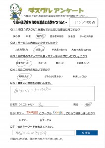 4月4日 Sa様 女性