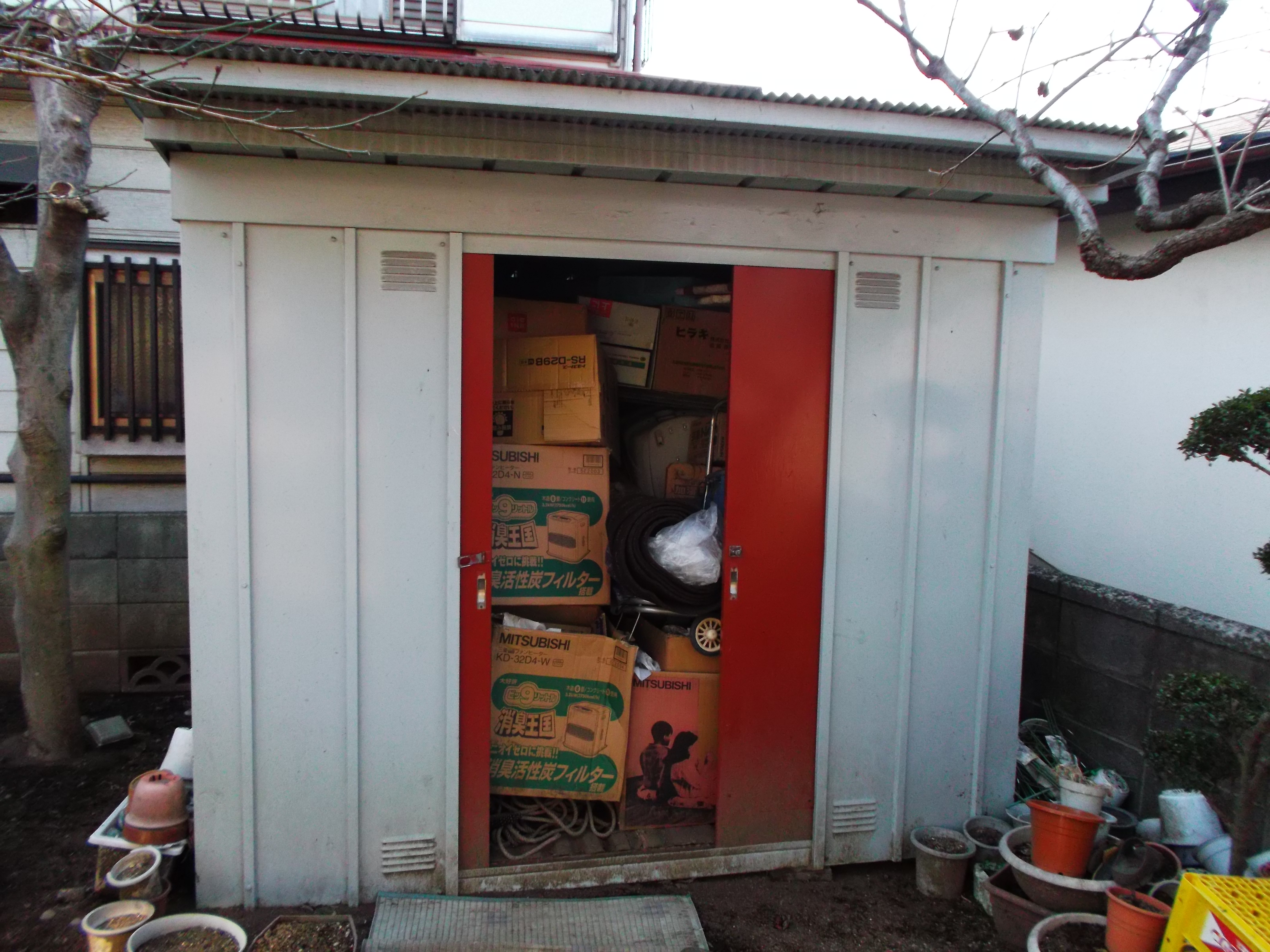 所沢市　不用品回収：不用品・粗大ゴミ・物置解体1