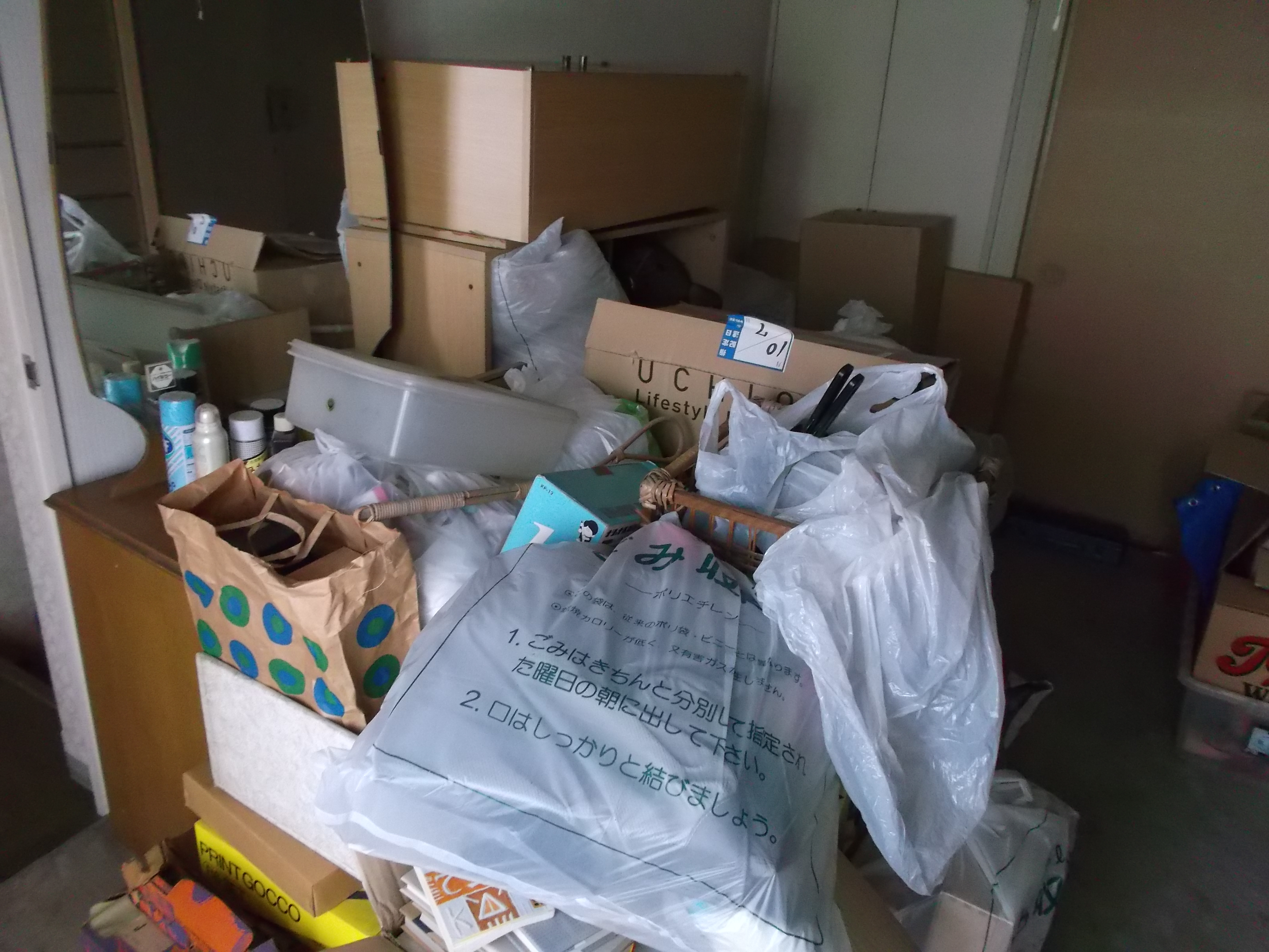 所沢市　不用品回収：不用品・粗大ゴミ1