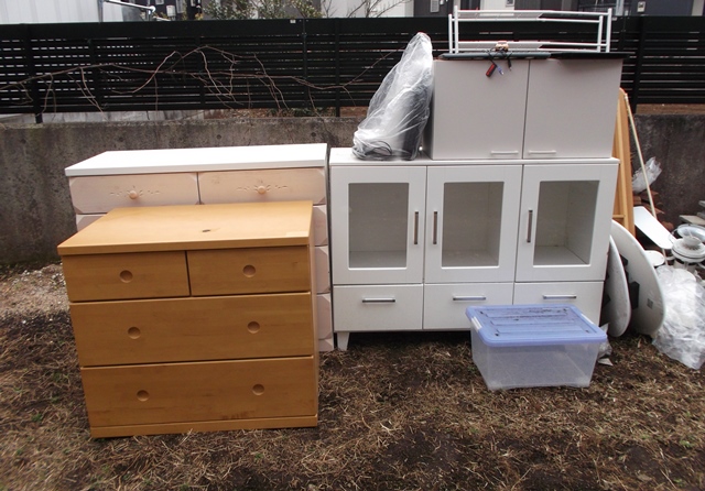 所沢市　不用品回収：不用品・粗大ゴミ1